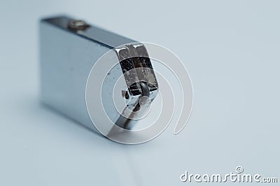 Glass cutter - tool for cutting glass on white background Stock Photo