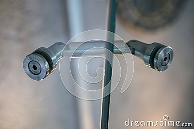 Glass fittings Stock Photo