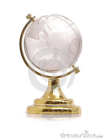 Glass globe Stock Photo