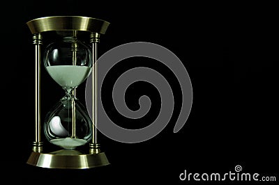 Glass hour Stock Photo