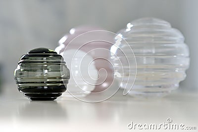 Glass jars Stock Photo