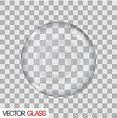 Glass lens vector illustration Vector Illustration