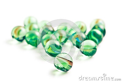 Glass marble balls Stock Photo