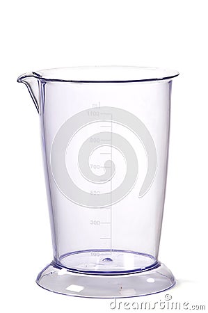 Glass Measuring Jug Stock Photo