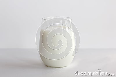 Glass of Milk Stock Photo