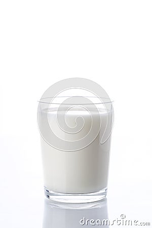 Glass of milk Stock Photo