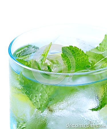 Glass of Mojito Stock Photo