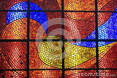 Glass mosaic Stock Photo