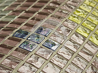 Glass mosaic Stock Photo