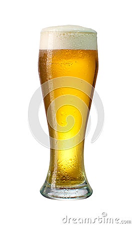 Glass og lager beer Stock Photo