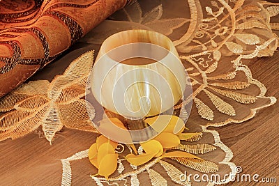 A glass of onyx Stock Photo