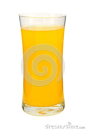 glass of orange juice Stock Photo