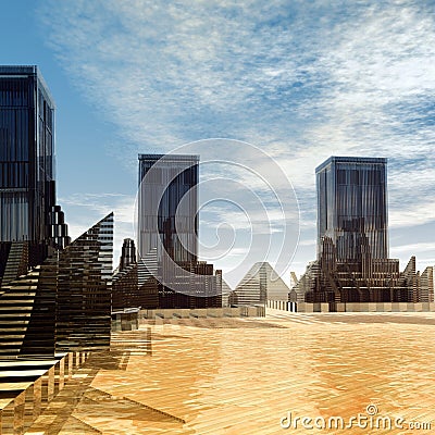 Glass Palace Stock Photo