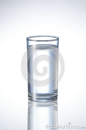 A Glass of pure water Stock Photo