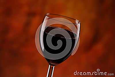 Glass of red wine Stock Photo