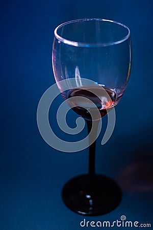 A glass of red wine Stock Photo