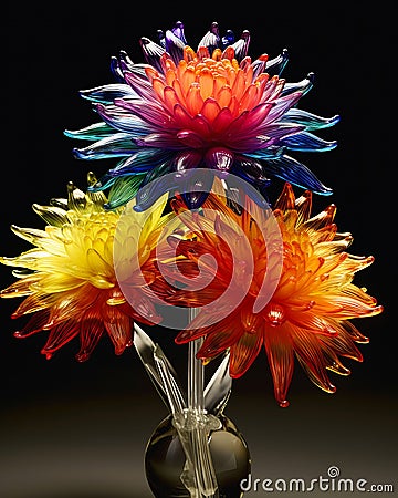 The Glass Sculpture that Brightens Up Your Home Stock Photo