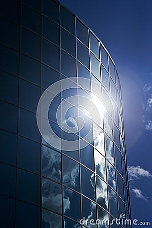 Glass Skyscraper Building Stock Photo