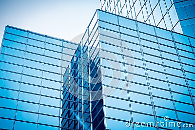 Glass skyscraper Stock Photo