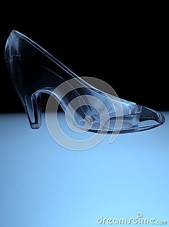 Glass Slipper Stock Photo