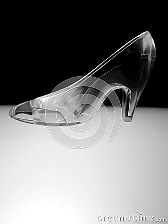 Glass Slipper Stock Photo