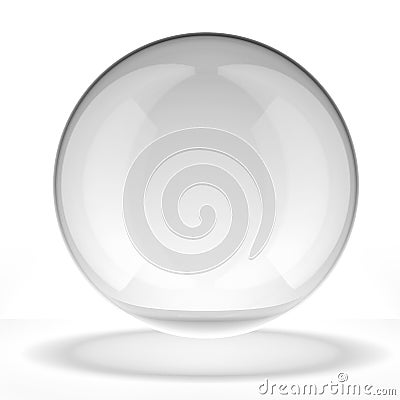 Glass sphere Stock Photo