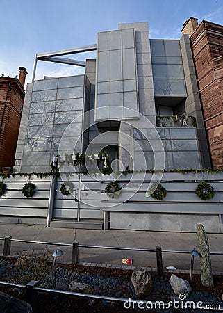 Glass & Steel House Editorial Stock Photo