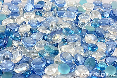 Glass Stones Background Stock Photo