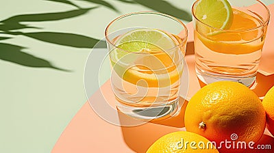 glass table juice drink juicy Cartoon Illustration