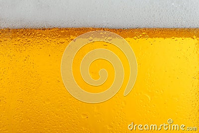 Glass of tasty beer with foam, closeup Stock Photo