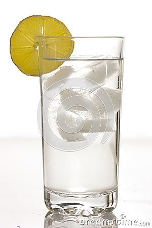 Glass of water Stock Photo