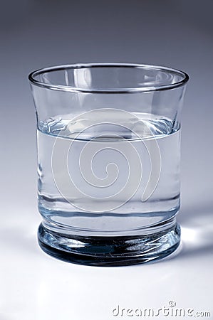 Glass With Water Stock Photo