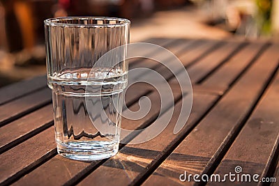 Glass of water Stock Photo