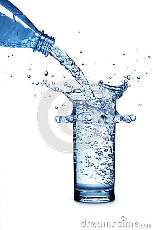 Glass of water Stock Photo