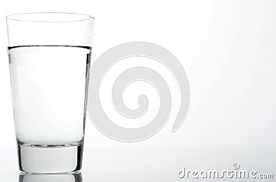 Glass of Water Stock Photo