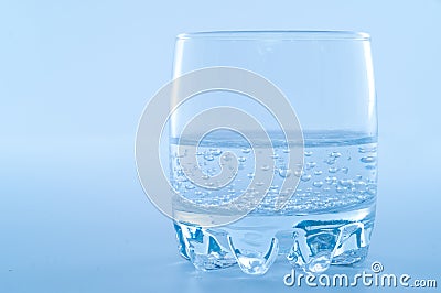 Glass with water Stock Photo