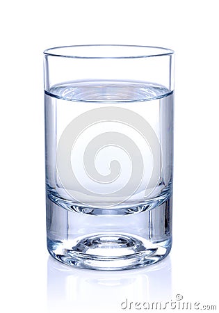 Glass of water Stock Photo