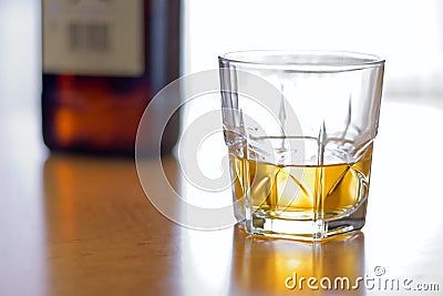 Glass of whiskey Stock Photo