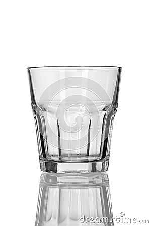 Glass for whiskey on white background Stock Photo