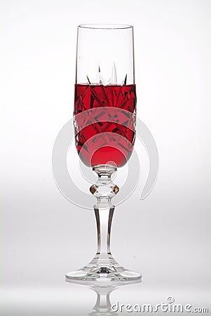 Glass of wine Stock Photo