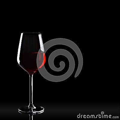 Glass of wine Stock Photo