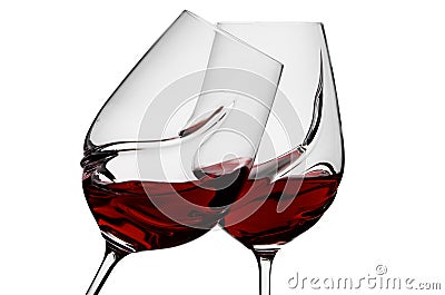 Glass with wine Stock Photo