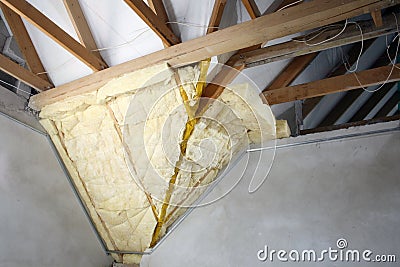 Glass wool Stock Photo