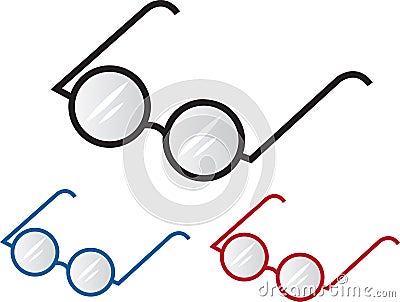 Glasses Vector Illustration