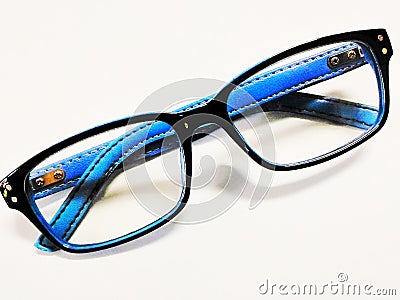 Glasses, also known as eyeglas Stock Photo