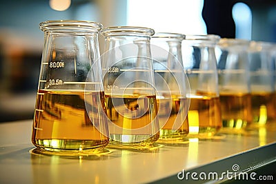 Glasses background drink beverage alcohol whiskey bottle scotch glass closeup liquid bar brandy table Stock Photo