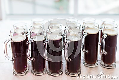 Glasses of cola Stock Photo