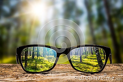 Glasses concepts. Stock Photo