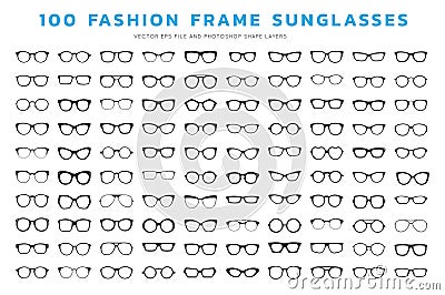 Glasses frames vector Vector Illustration