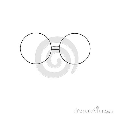 Glasses, glasses, different shape eyeglass frames, round frames, square frames, triangular frames, diamond-shaped frames, eyeglass Stock Photo
